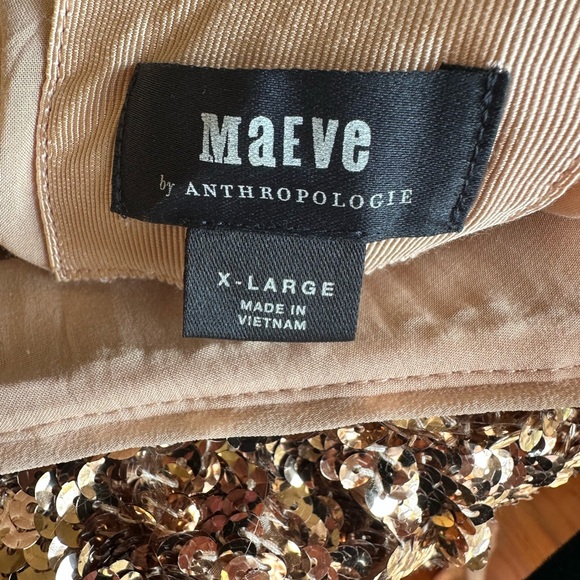 XL Anthropologie Maeve Bernadette Sequined Midi Dress - Picture 7 of 7